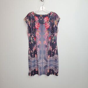 Johnny Was Asbrie dress, periwinkle floral